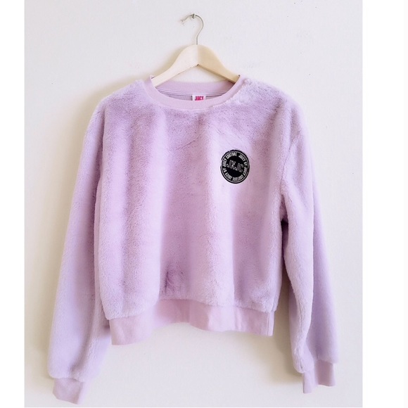 Juicy Couture Tops - 🍃🍂Lavender Fog Cozy Fuzzy Pullover Juicy Couture